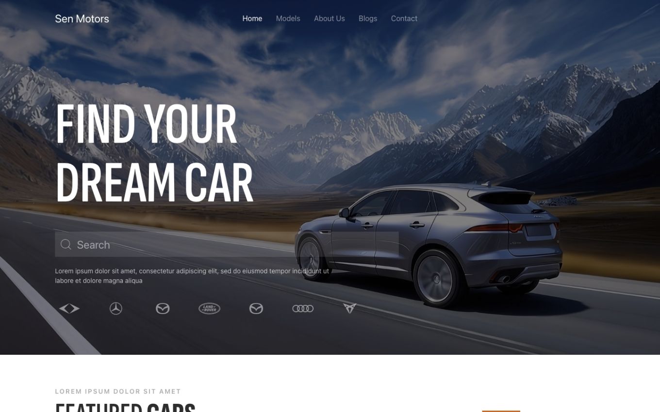 Sen Gallery WordPress and Joomla theme preview