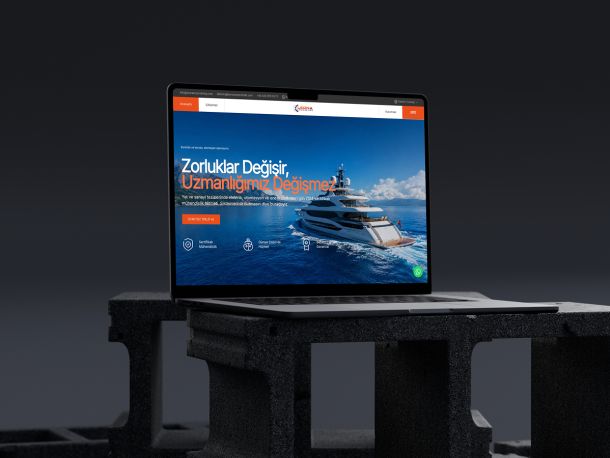 Leona Engineering website design mockup